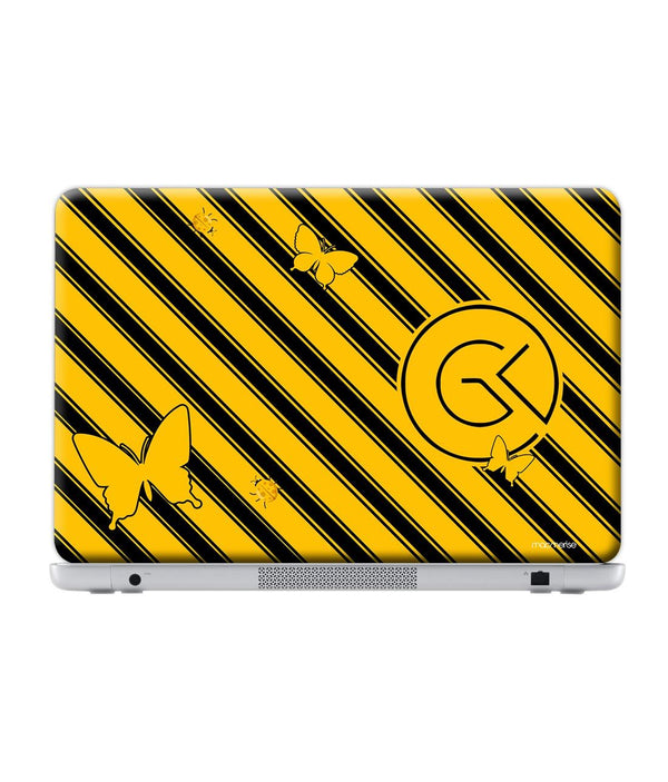 Rain Yellow - Skins for Generic 12" Laptops (26.9 cm X 21.1 cm) By Sleeky India, Laptop skins, laptop wraps, surface pro skins