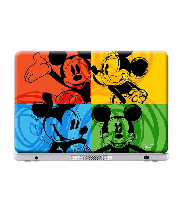 Shades of Mickey - Skins for Generic 17" Laptops (38.6 cm X 25.1 cm) By Sleeky India, Laptop skins, laptop wraps, surface pro skins