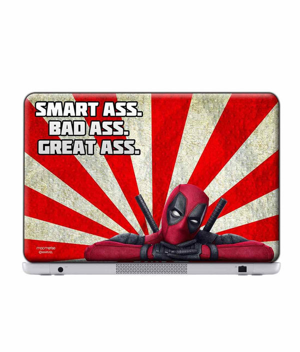 Smart Ass Deadpool - Skins for Generic 17" Laptops (38.6 cm X 25.1 cm) By Sleeky India, Laptop skins, laptop wraps, surface pro skins