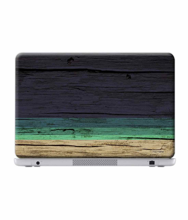 Wood Stripes Blue - Skins for Dell Alienware 14 Laptops  By Sleeky India, Laptop skins, laptop wraps, surface pro skins