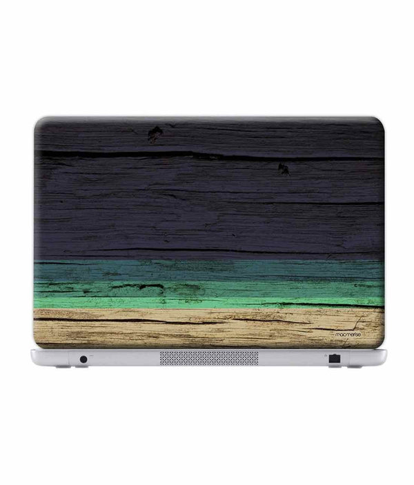 Wood Stripes Blue - Laptop Skins - Sleeky India 