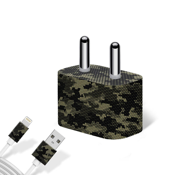 Grey Hive Camo - Apple charger 5W Skin