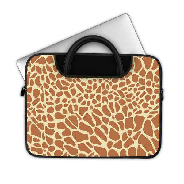 Giraffe Pattern 01 - Pockets Laptop Sleeve