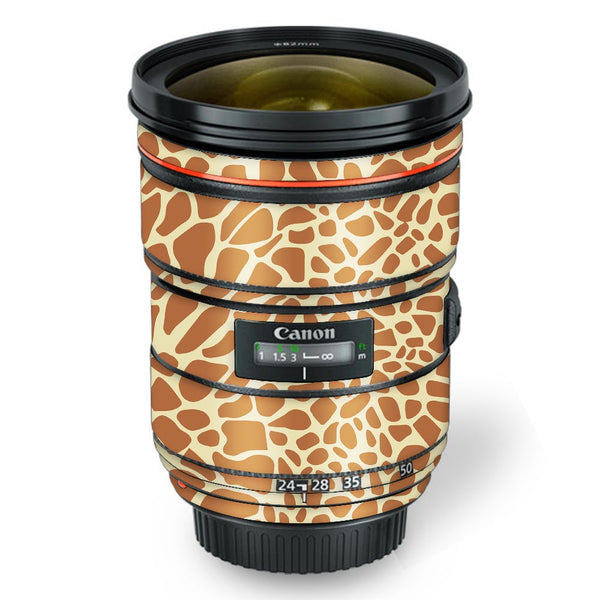 Giraffe Pattern 01 - Canon Lens Skin