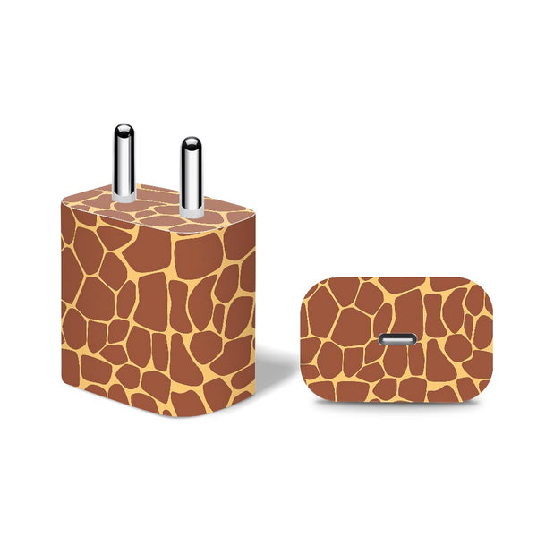 Giraffe Pattern 04 - Apple 20W Charger Skin
