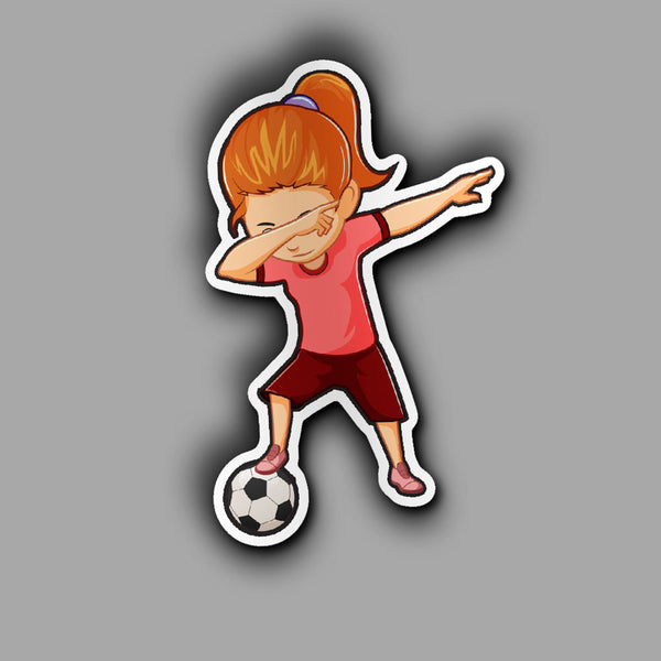Football Girl - Sticker