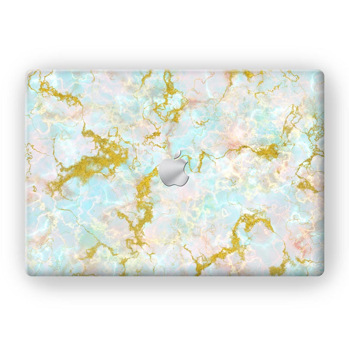 Glitter Gold Marble - MacBook Skins