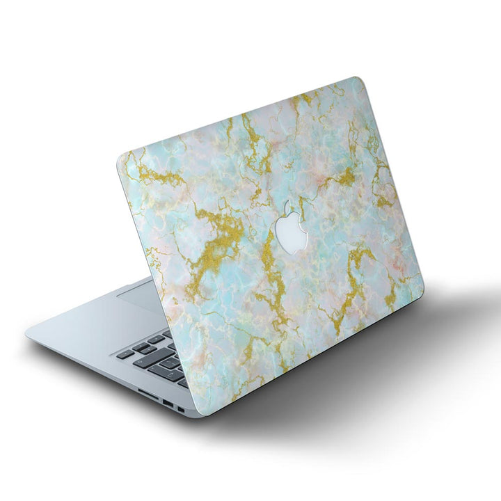 Glitter Gold Marble - MacBook Skins