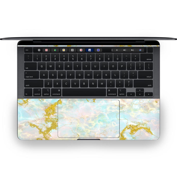 Glitter Gold Marble - MacBook Skins