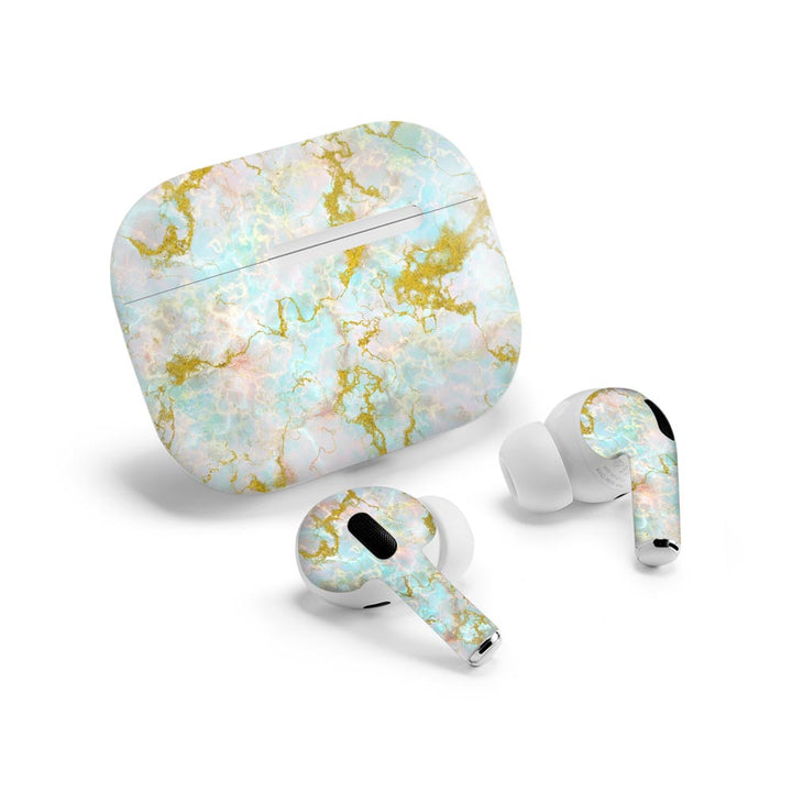 Glitter Gold Marble - Airpods Pro Skin