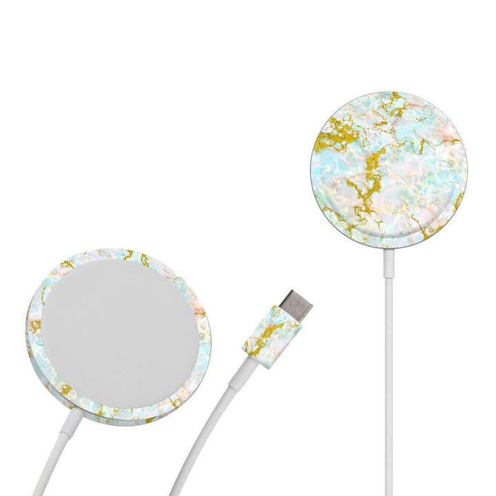 Glitter Gold Marble - Apple Magsafe Skin