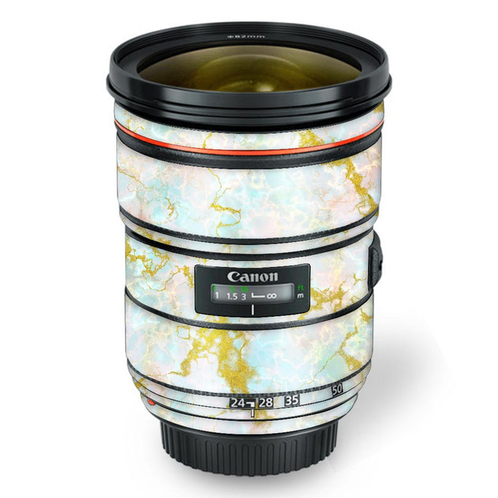 Glitter Gold Marble - Canon Lens Skin