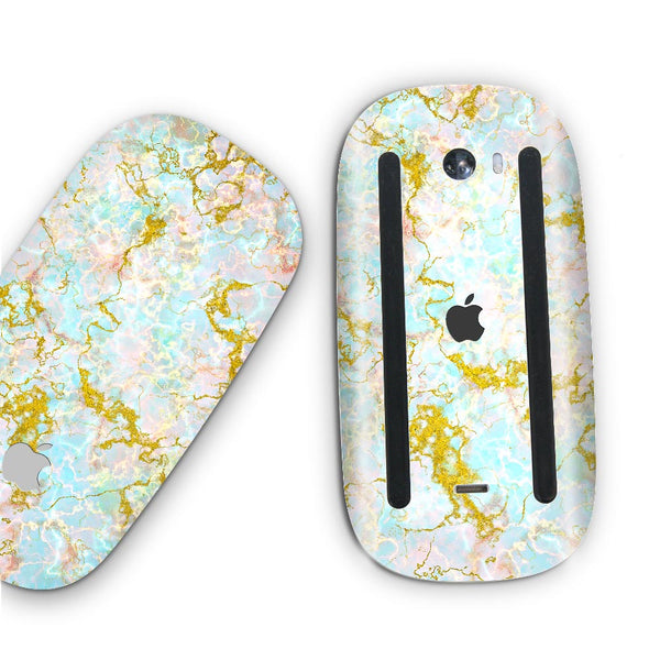 Glitter Gold Marble - Apple Magic Mouse 2 Skins