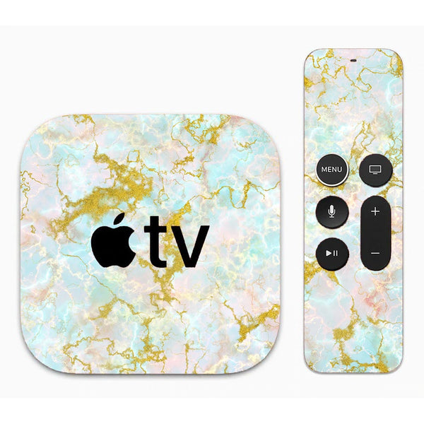 Glitter Gold marble - Apple TV Skin