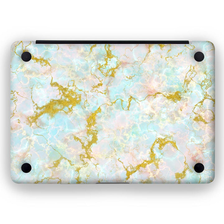 Glitter Gold Marble - MacBook Skins