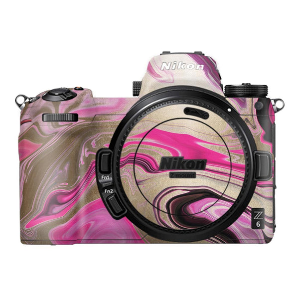 Glittery Liquid Marble - Nikon Camera Skins