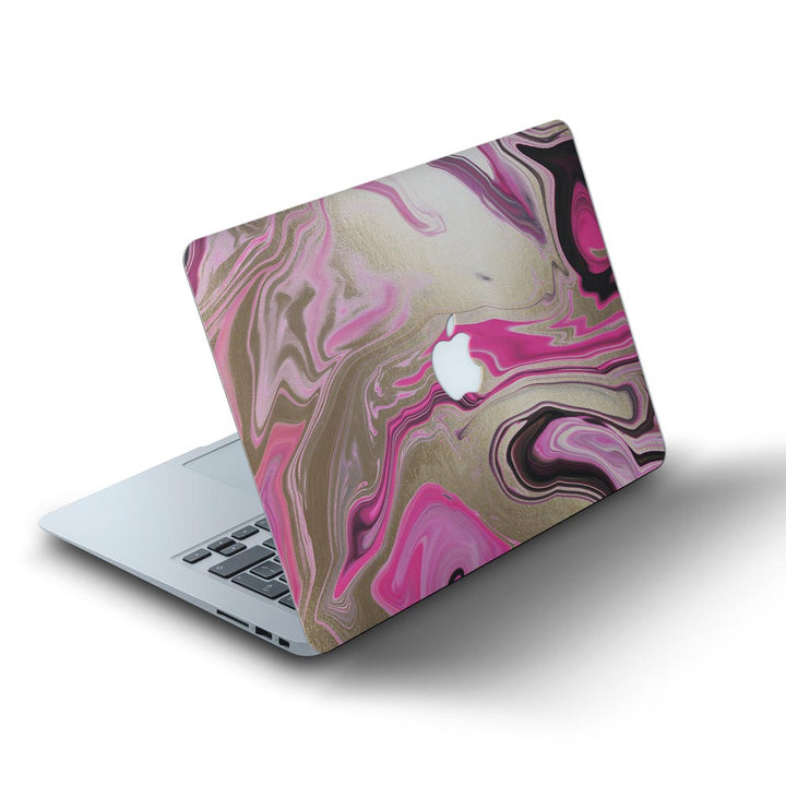 Glittery Liquid Marble - MacBook Skins