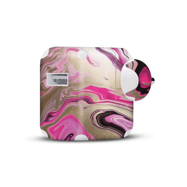 Glittery Liquid Marble - Apple 2019 10W Charger skin
