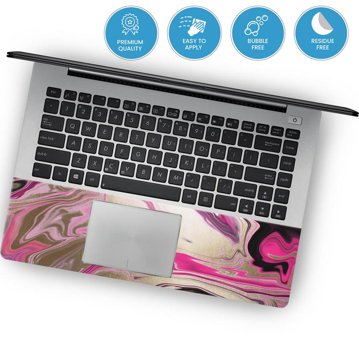 Glittery Liquid Marble - Laptop Skins