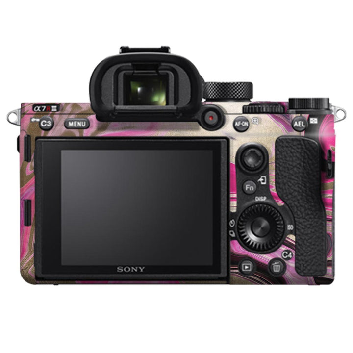 Glittery Liquid Marble - Sony Camera Skins