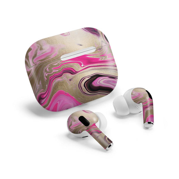 Glittery Liquid Marble - Airpods Pro Skin