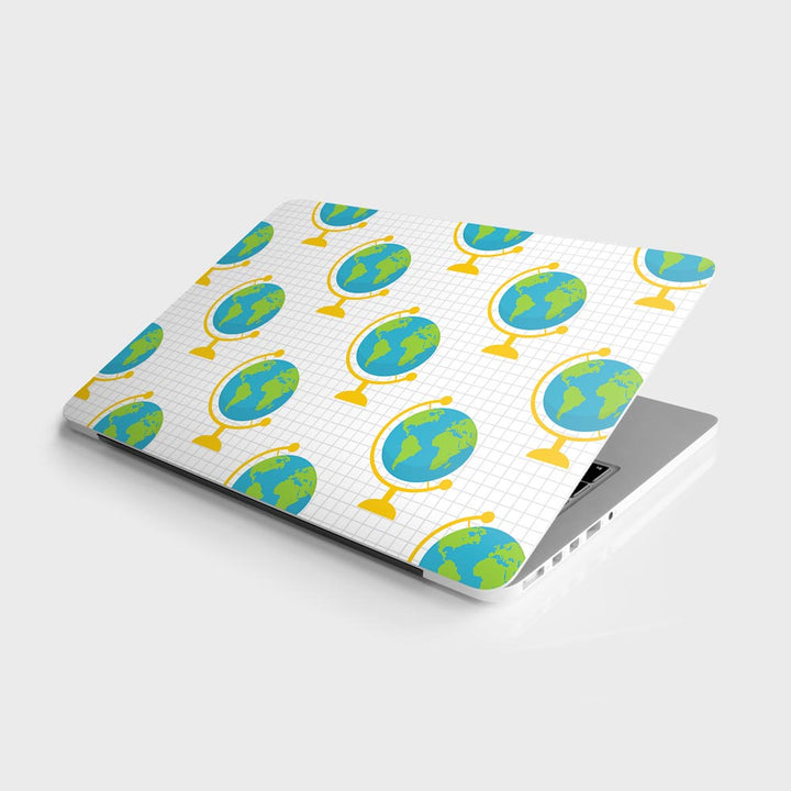 Globe Pattern - Laptop Skins