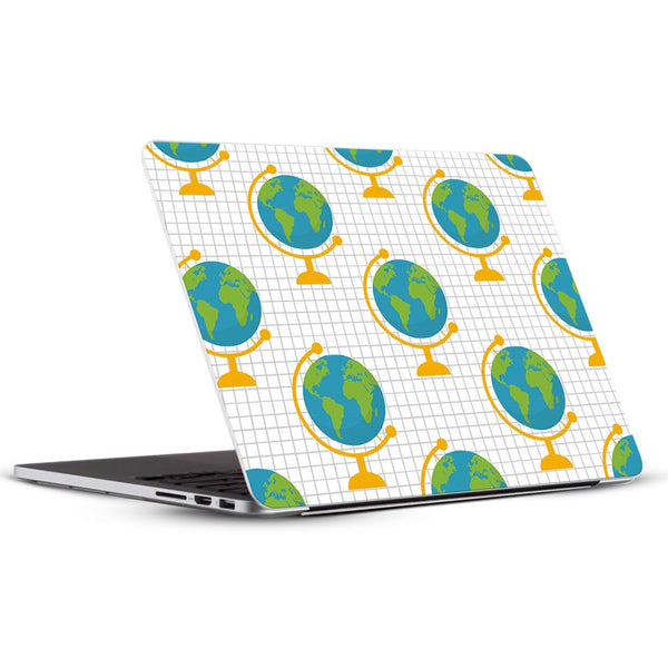 Globe Pattern - Laptop Skins
