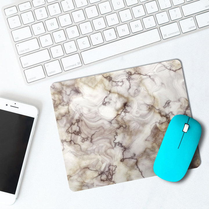 Glossy Brown Marble - Mousepad