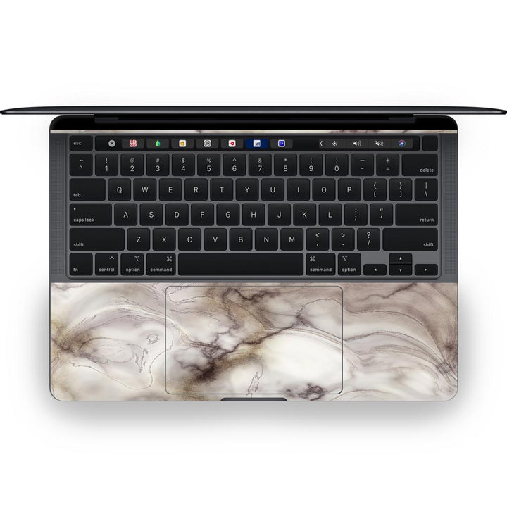 Glossy Brown Marble - MacBook Skins