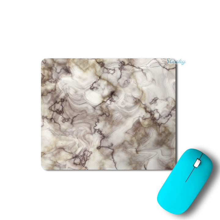 Glossy Brown Marble - Mousepad