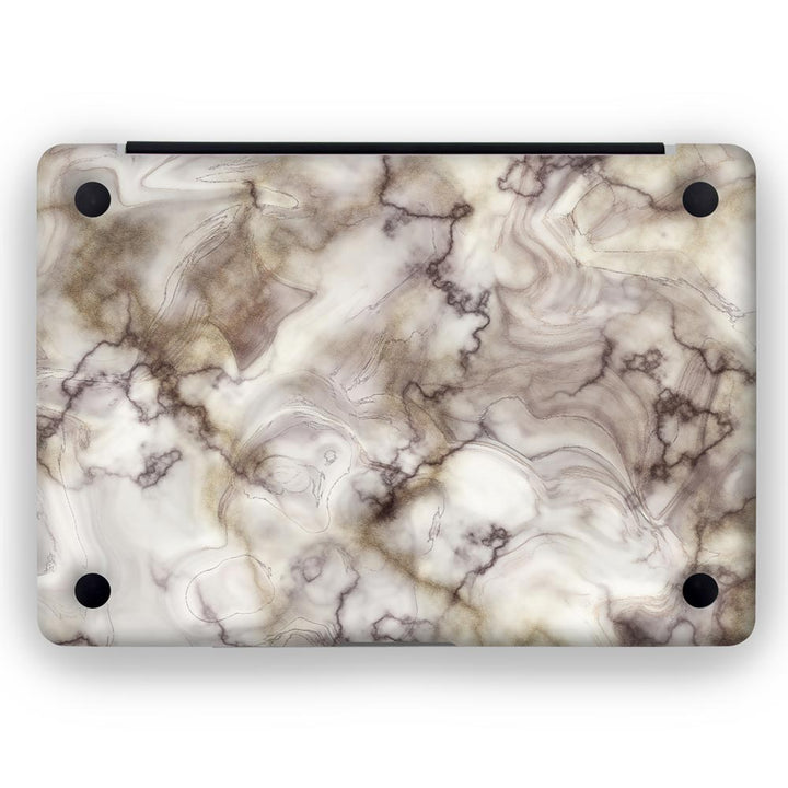 Glossy Brown Marble - MacBook Skins