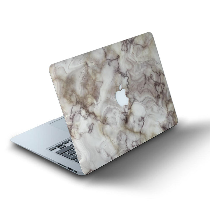 Glossy Brown Marble - MacBook Skins