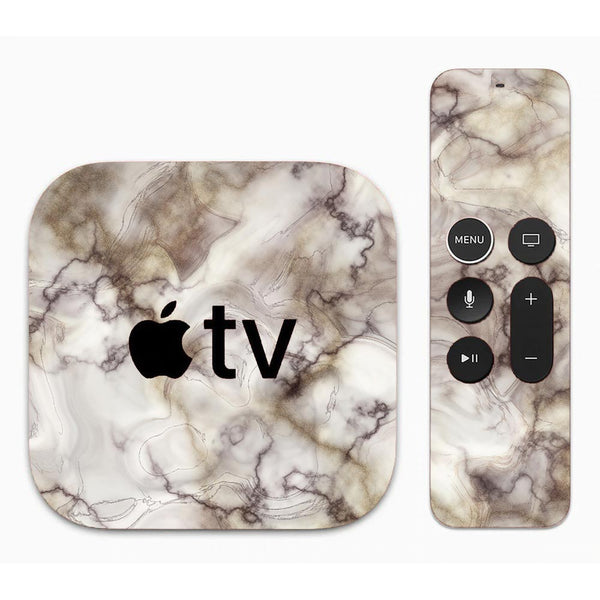 Glossy Brown Marble - Apple TV Skin