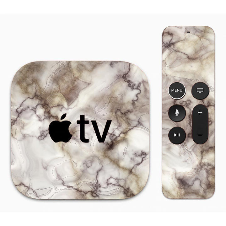 Glossy Brown Marble - Apple TV Skin