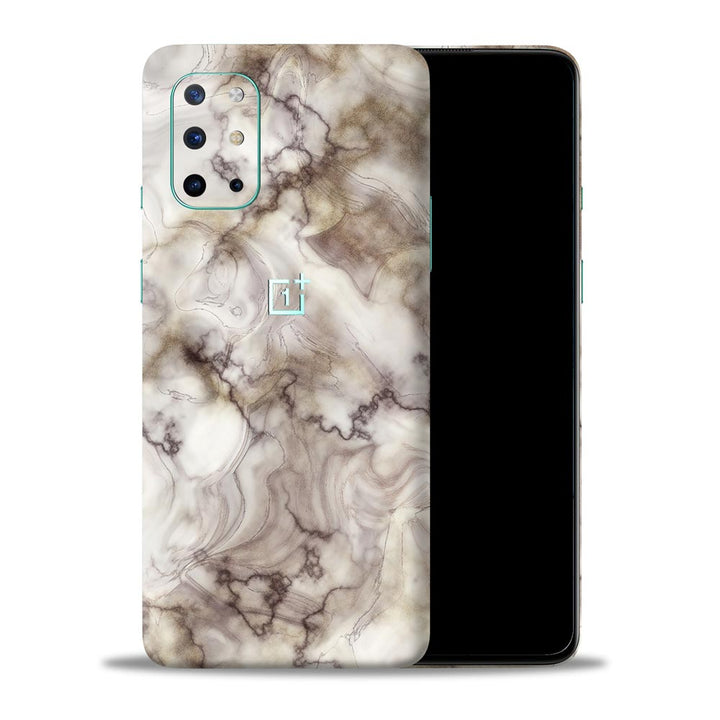 Glossy Brown Marble - Mobile Skin