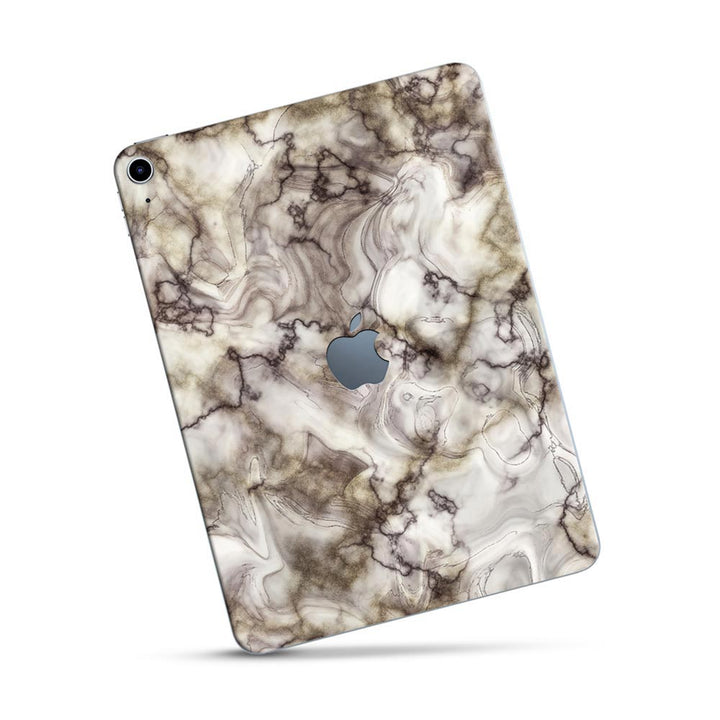 Glossy Brown Marble - Apple Ipad Skin