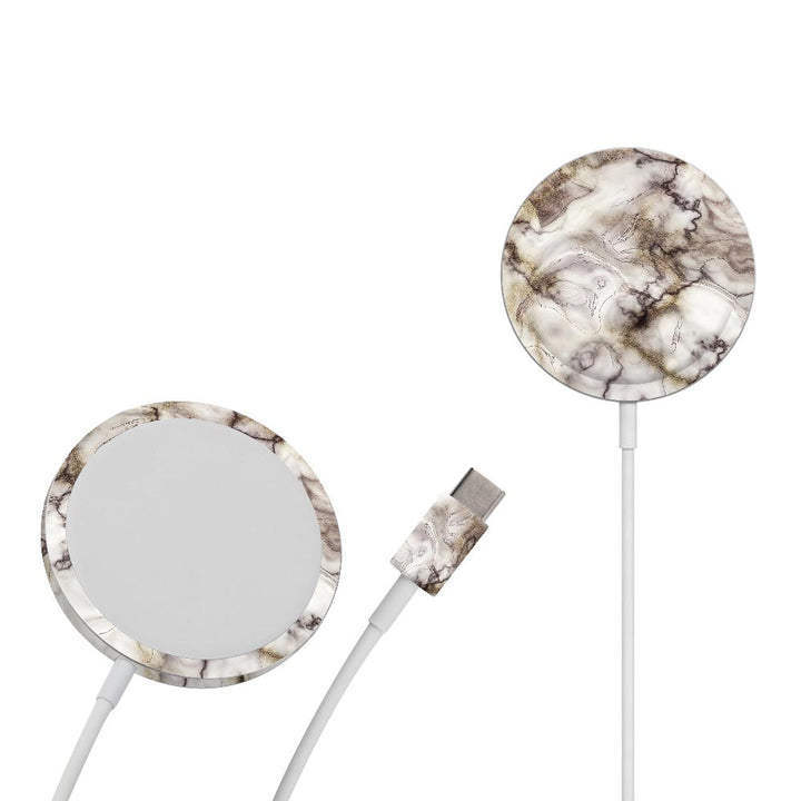 Glossy Brown Marble - Apple Magsafe Skin