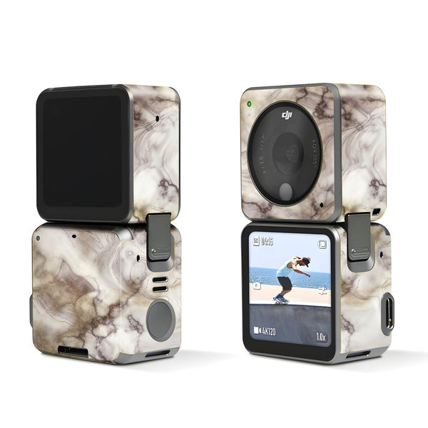 Glossy Brown Marble Dji Action 2 