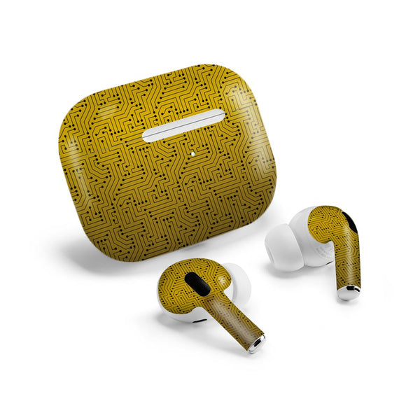 Golden Circuit - Airpods Pro 2 Skin