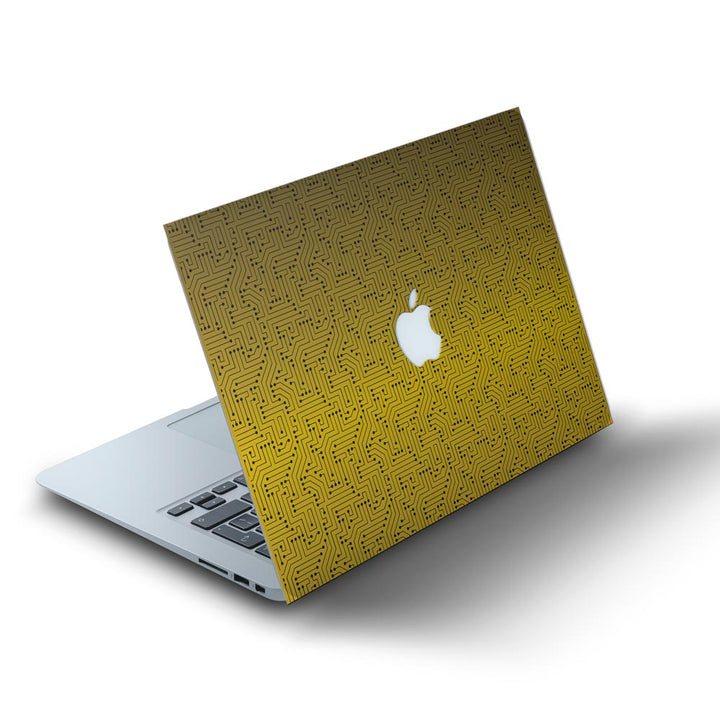 Golden Circuit- MacBook Skins