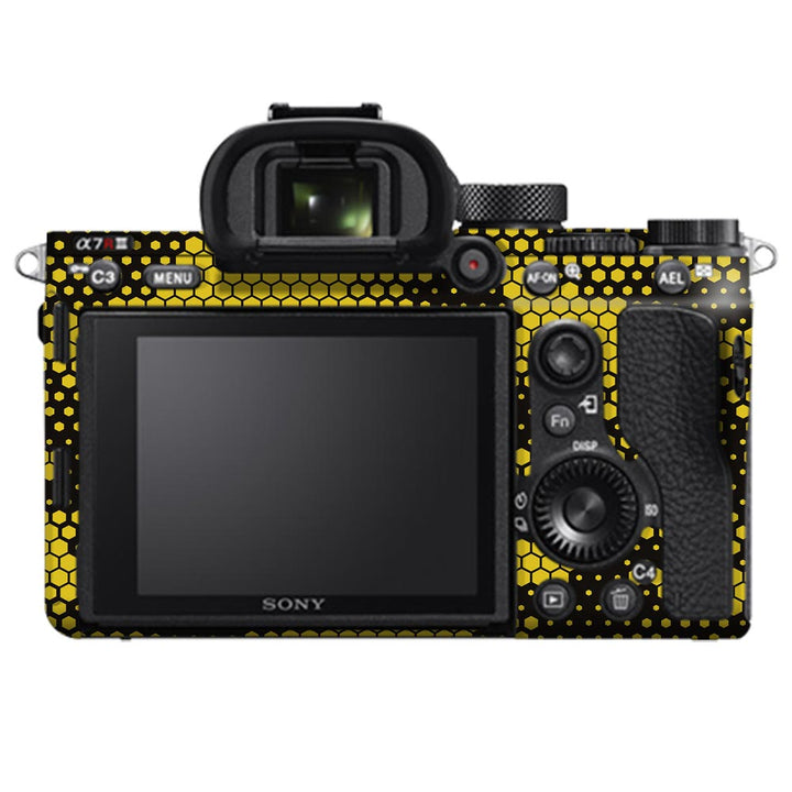 Gold Hive Camo- Sony Camera Skins By Sleeky India