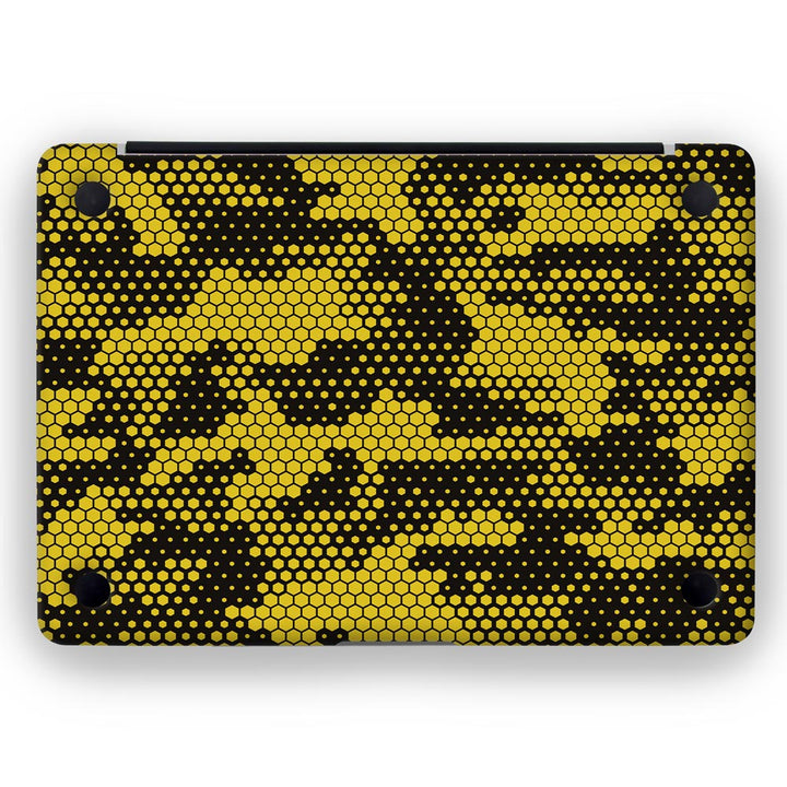 Gold Hive Camo - MacBook Skins