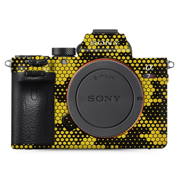 Gold Hive Camo- Sony Camera Skins By Sleeky India