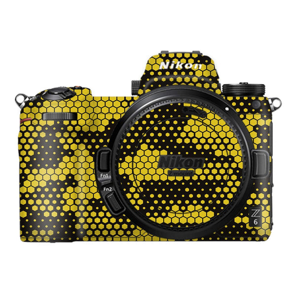 Gold Hive Camo - Nikon Camera Skins By Sleeky India