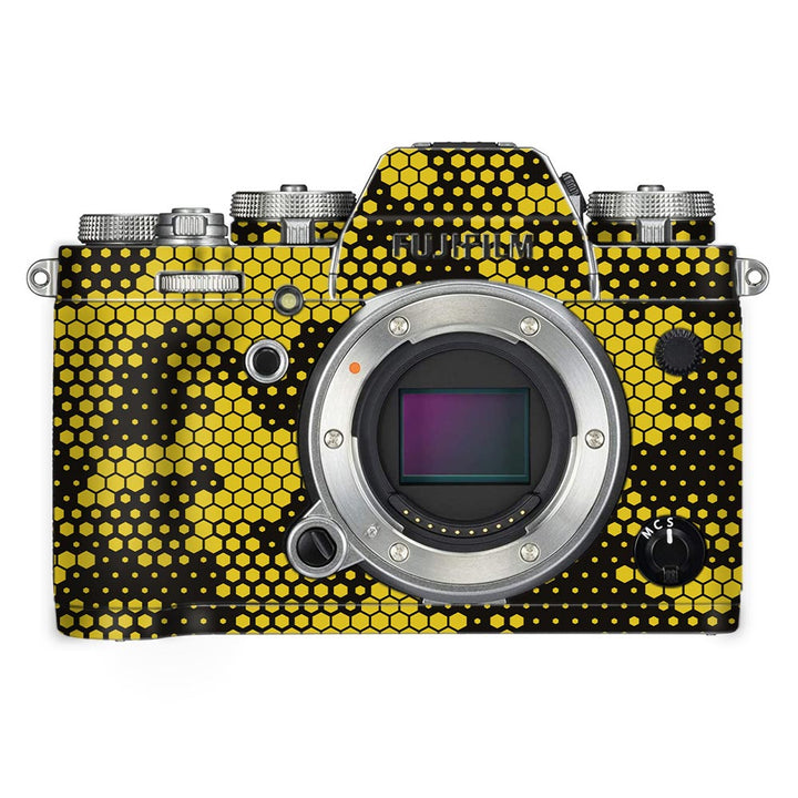 Gold Hive Camo - FujiFilm Camera Skin By Sleeky India