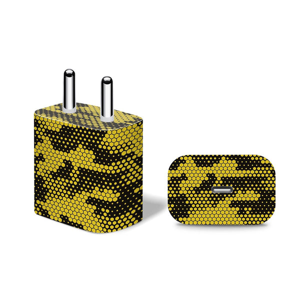 Gold Hive Camo - Apple 20W Charger Skin