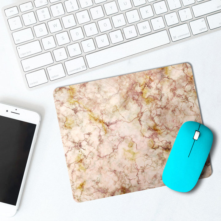 Gold Peach Marble - Mousepad