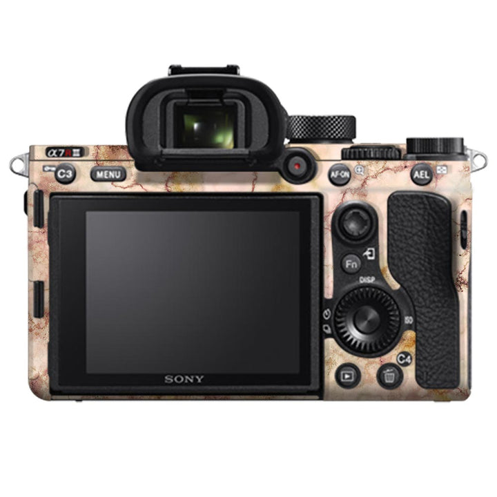 Gold Peach Marble - Sony Camera Skins