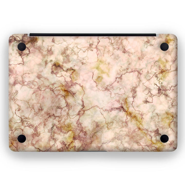 Gold Peach Marble - MacBook Skins