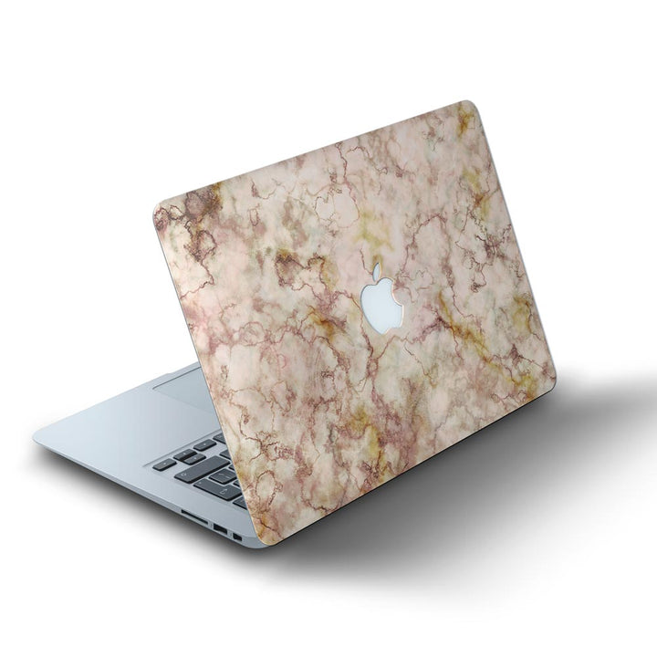 Gold Peach Marble - MacBook Skins